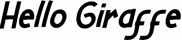 Hello Giraffe