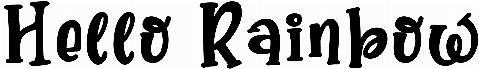 Hello Rainbow