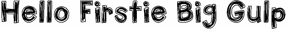 Hello Firstie Big Gulp