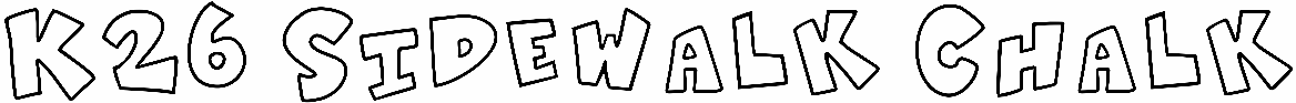 K26 Sidewalk Chalk