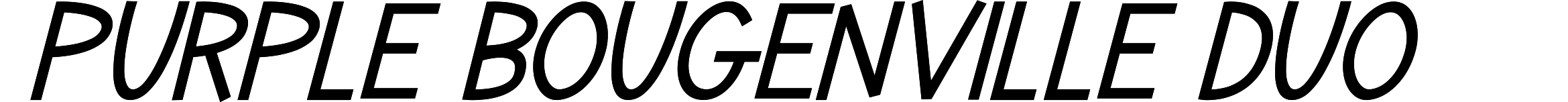 Purple Bougenville Duo