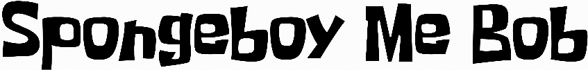 Spongeboy Me Bob