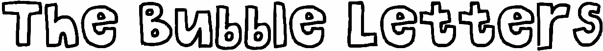 The Bubble Letters