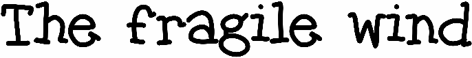 The fragile wind