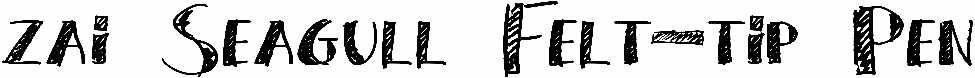 zai Seagull Felt-tip Pen
