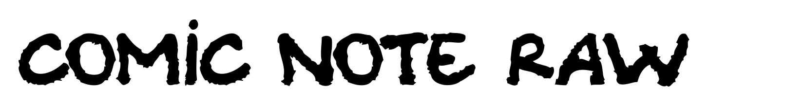 Comic Note Raw
