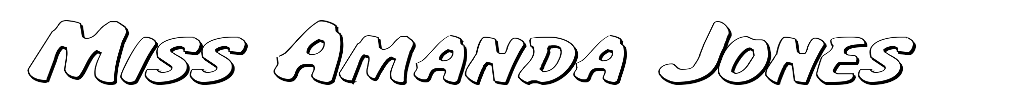 Miss Amanda Jones