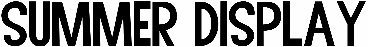 Summer Display