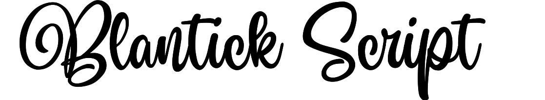 Blantick Script