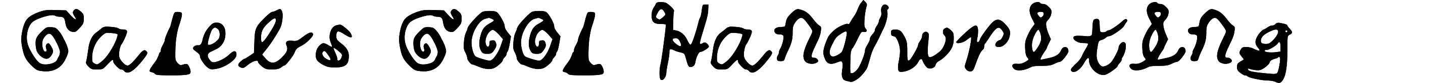 Calebs Cool Handwriting