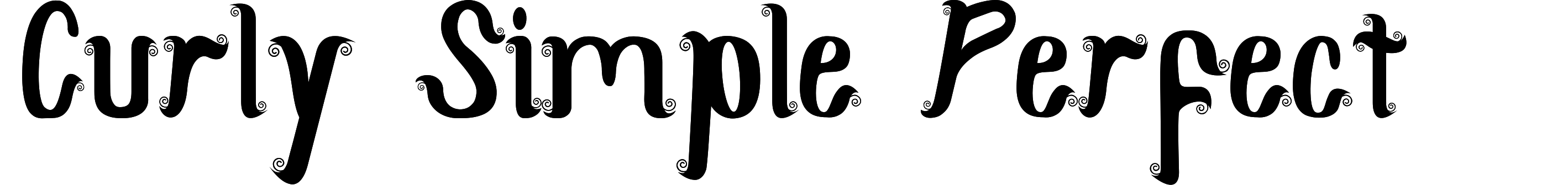 Curly Simple Perfect