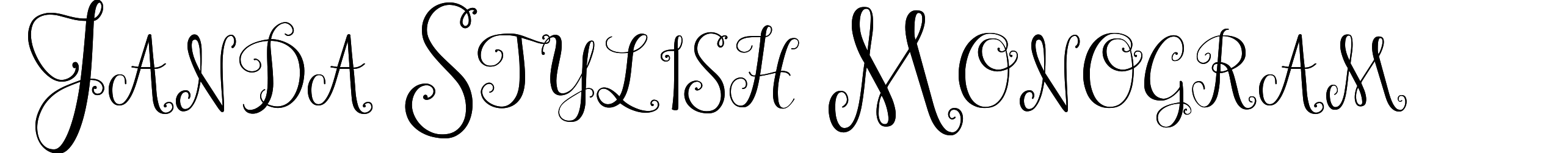 Janda Stylish Monogram