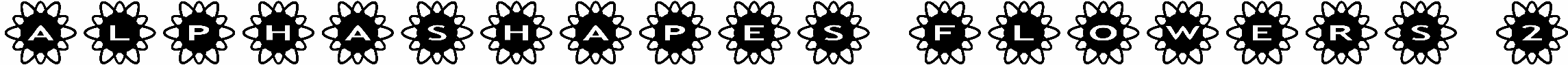 AlphaShapes Flowers 2