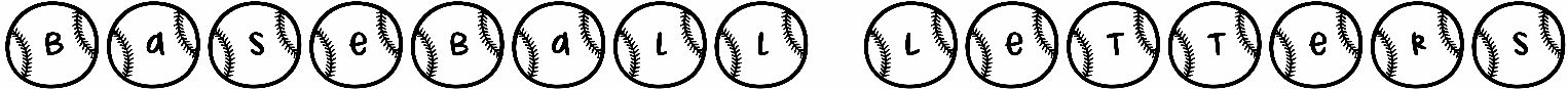 Baseball Letters