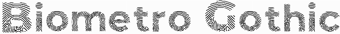 Biometro Gothic