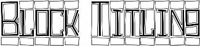Block Titling