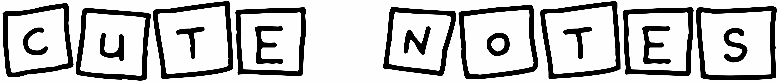 Cute Notes