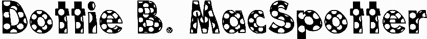 Dottie B. MacSpotter