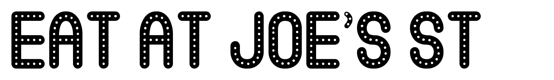 Eat at Joe's St
