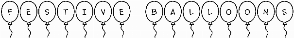 Festive Balloons