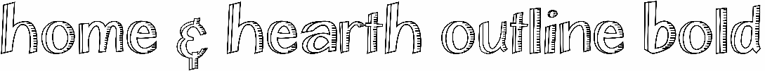 Home & Hearth Outline Bold