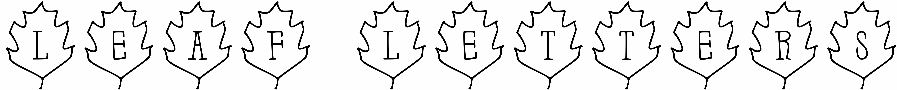 Leaf Letters