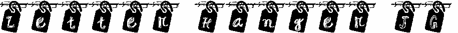 Letter Hanger JG