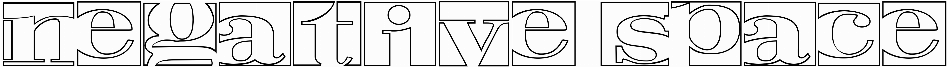 Negative Space