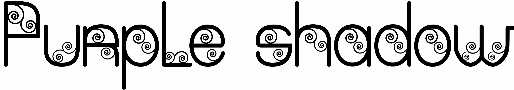 Purple shadow