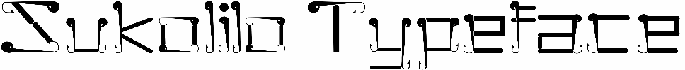 Sukolilo Typeface