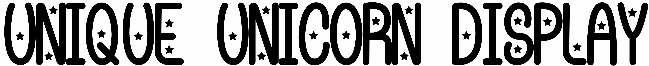 Unique Unicorn Display