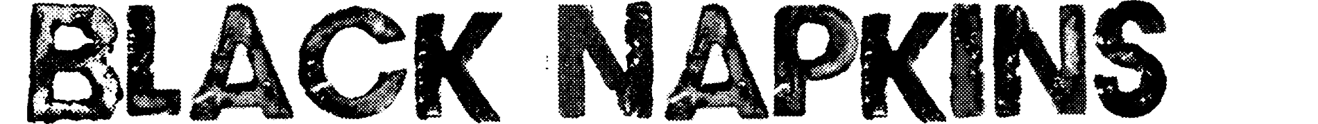 Black Napkins