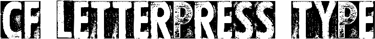 CF Letterpress Type