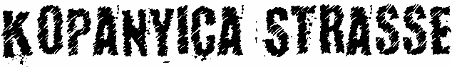 Kopanyica Strasse