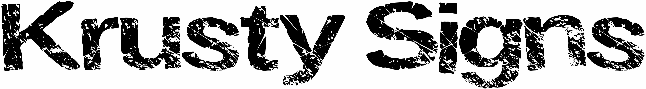 Krusty Signs