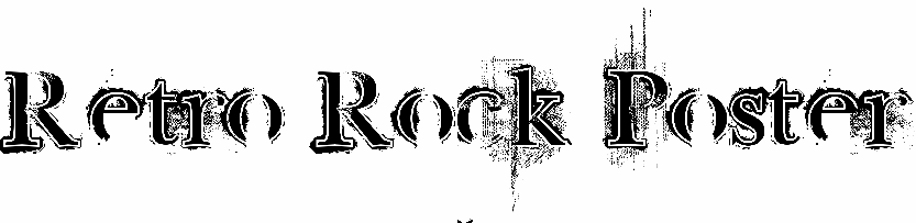 Retro Rock Poster