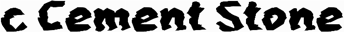 c Cement Stone