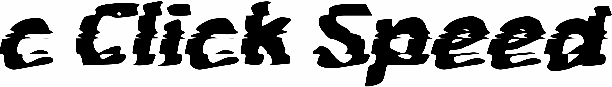 c Click Speed
