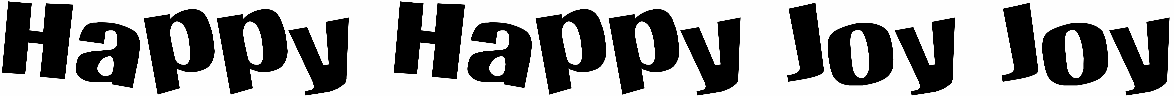 Happy Happy Joy Joy