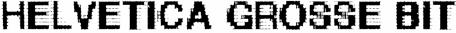 Helvetica Grosse Bit