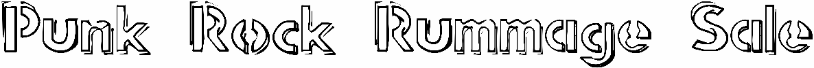 Punk Rock Rummage Sale