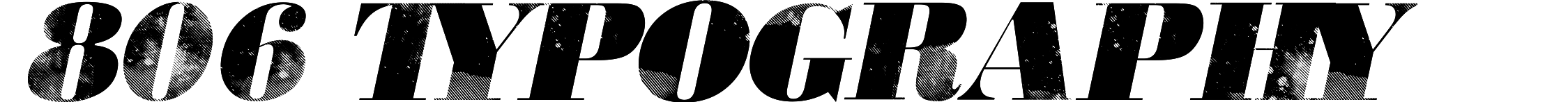 806 Typography