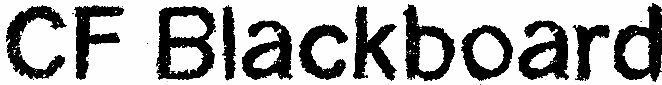 CF Blackboard