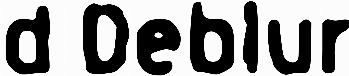 d Deblur