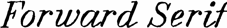 Forward Serif