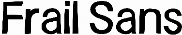 Frail Sans