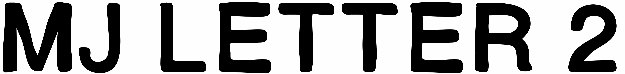 MJ Letter 2
