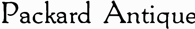 Packard Antique