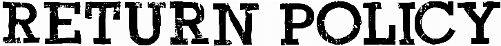 Return Policy