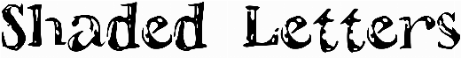 Shaded Letters